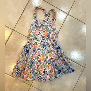 Polo Floral Print Sleeveless Dress
